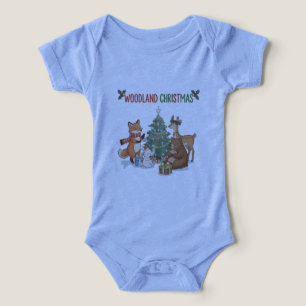 Cute Woodland Christmas Animals - Festive Forest  Infant T-shirt