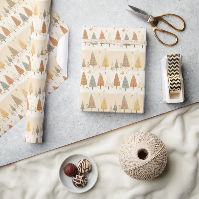 Cute Woodland Christmas Wrapping Paper (Crafts)