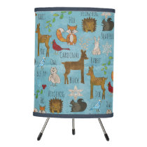 Cute Woodland Creatures. Tripod Lamp Cute Woodland Creatures. Tripod Lamp