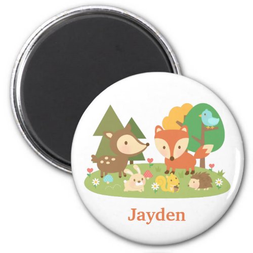 Cute Woodland Forest Animal For Kids Magnet