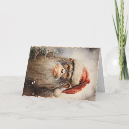 Cute Woodland Forest Animals Christmas Greeting Card