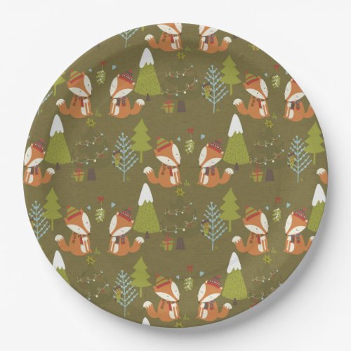 Cute Woodland Forest Paper Plates