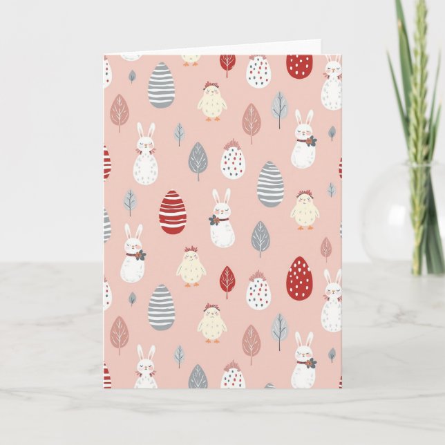 Cute Woodland Friends Art Card (Front)