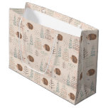 Cute Woodland Hedgehog Pattern Large Gift Bag