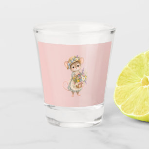 Cute Woodland Mouse – European Cottage Shot Glass