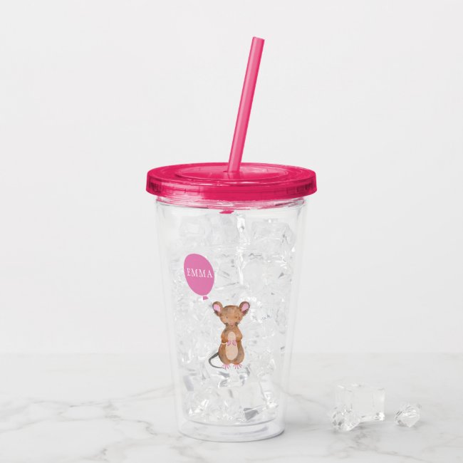 Cute Woodland Mouse Personalized Kids