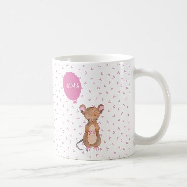 Cute Woodland Mouse Personalized Kids