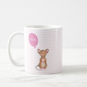 Cute Woodland Mouse Personalized Mug (Left)