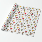 Colorful Mushroom Pattern Wrapping Paper