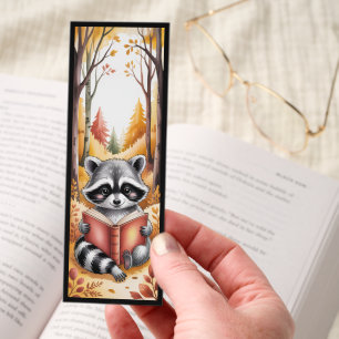 Cute Woodland Raccoon Bookmarks