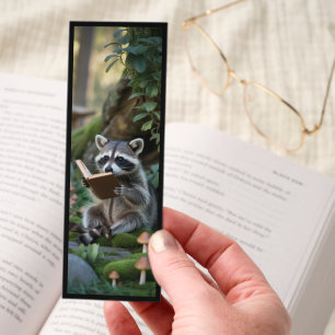 Cute Woodland Raccoon Bookmarks