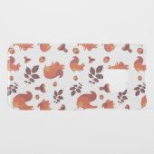Cute Woodland Squirrel Autumn Pattern Uncommon Samsung Galaxy Case (Back (Horizontal))