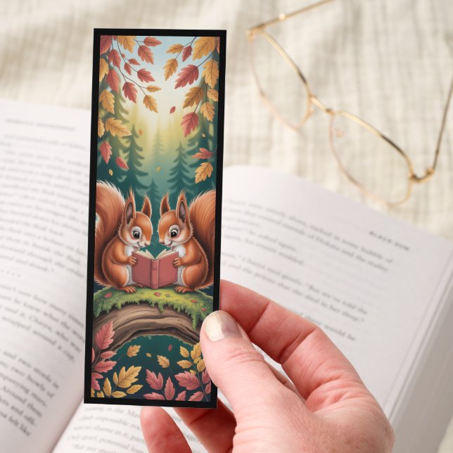 Cute Woodland Squirrels Bookmarks (Hand)