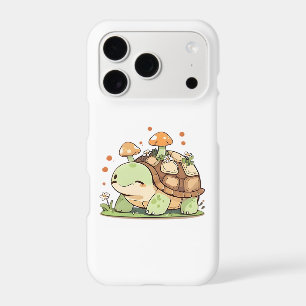 Cute Woodland Turtle Cottagecore Kawaii Design iPhone 17 Pro Case