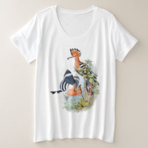 Cute woodpeckers cute birds plus size T-Shirt