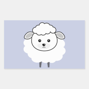 Cute Cartoon Sheep Lamb Stickers - 24 Results | Zazzle