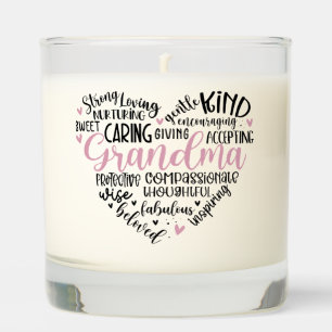 cute word art Grandma Scented Candle