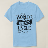 Cute Word art world's best Uncle