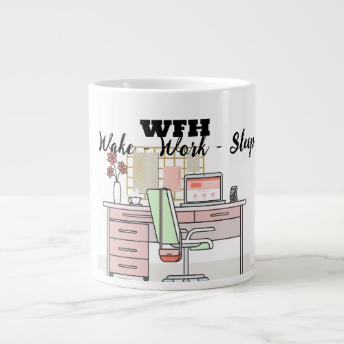 Cute Work from Home Remote Worker Coffee Mug