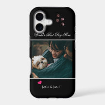 Cute World's Best Mom | Dog Paw with Heart