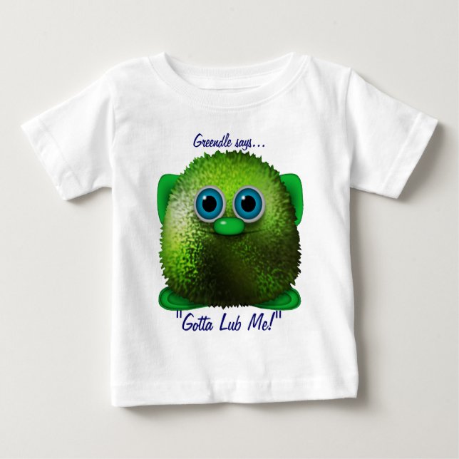 Cute Wuzzy Butt Infants Lovable Book Character Baby T-Shirt (Front)