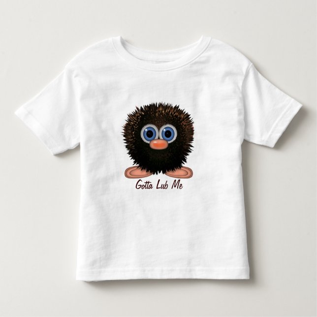Cute Wuzzy Butt Kids Lovable Book Character Shirt (Front)