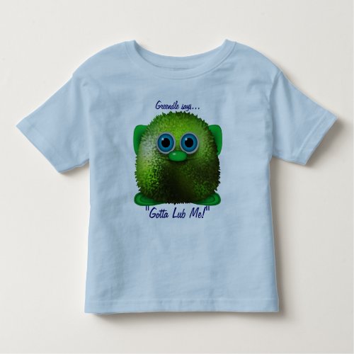 Cute Wuzzy Butt Kids Lovable Book Character Toddler T_shirt