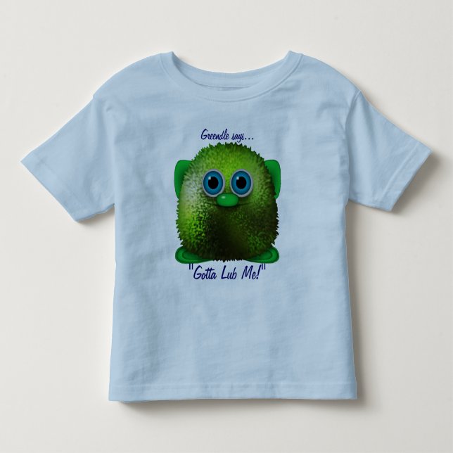 Cute Wuzzy Butt Kids Lovable Book Character Toddler T-shirt (Front)