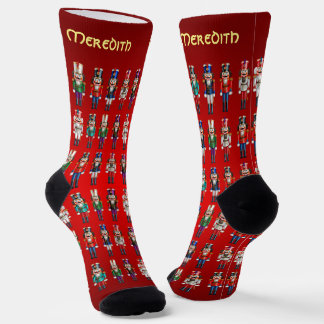Cute Xmas Nutcrackers Socks