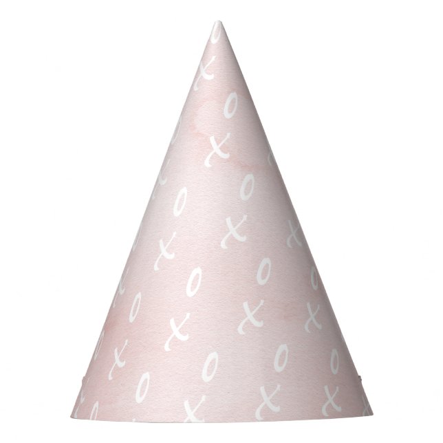 Cute XOXO Valentine's Day Party Hats for 2025 (Front)