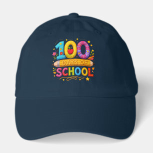 Cute Yarn 100 Days of School Teacher Girls T-Shirt Hat