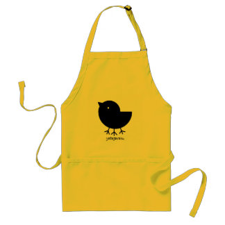 Cute Yatagarasu(black) Adult Apron