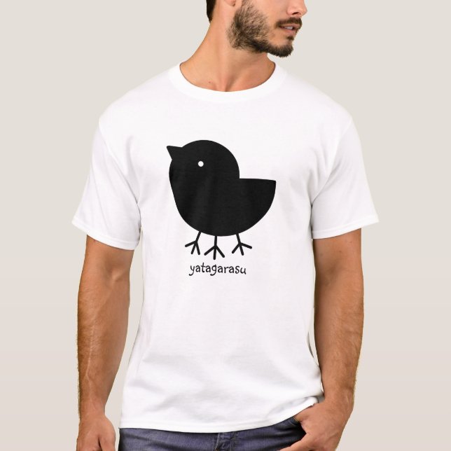 Cute Yatagarasu(black) T-Shirt (Front)