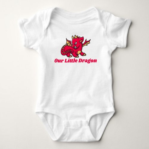 Cute Year of the Dragon Baby Baby Bodysuit