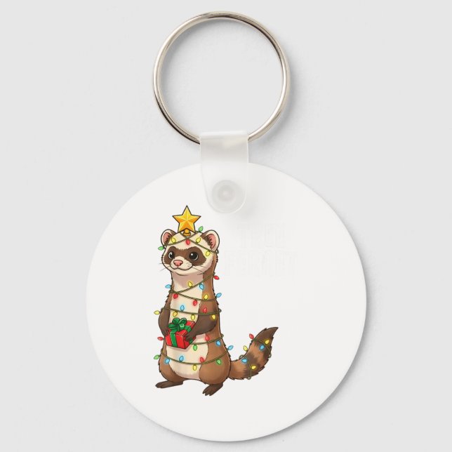 Cute Year Of The Horse Zodiac Chinese New Year 202 Keychain (Front)