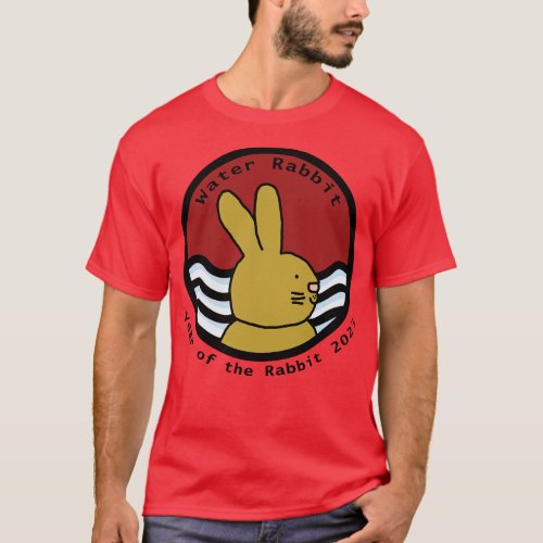 Cute Year of the Rabbit 2023 Water T_Shirt