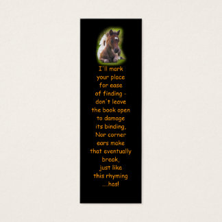 Cute Yearling Foal bookmarks
