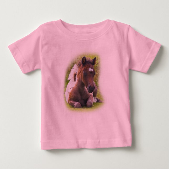 Cute Yearling Foal infant t-shirt (Front)