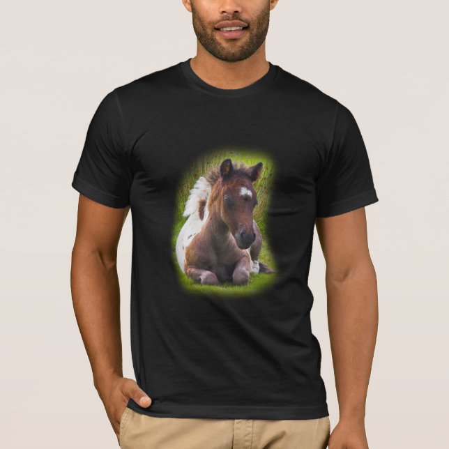 Cute Yearling Foal unisex tshirt (Front)