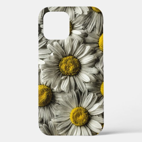 Cute yellow and white daisy design Case_Mate  iPhone 12 Case