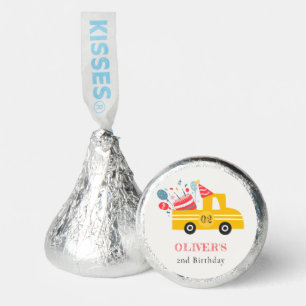 Cute Yellow Any Age Birthday Party Cake Truck Hershey®'s Kisses®