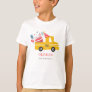 Cute Yellow Any Age Birthday Party Cake Truck T-Shirt