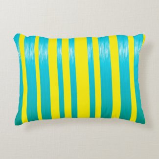 Cute yellow aqua stripes