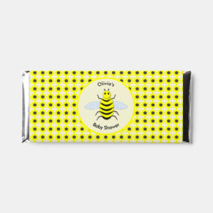 Cute Yellow Baby Bee Gender Neutral Baby Shower Hershey Bar Favors