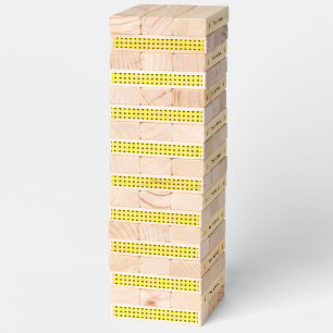 Cute Yellow Baby Bee Gender Neutral Custom Topple Tower