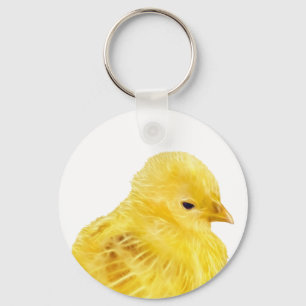 Cute yellow baby Chick Keychain