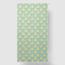 Cute Yellow Baby Duck Kids Room Pattern