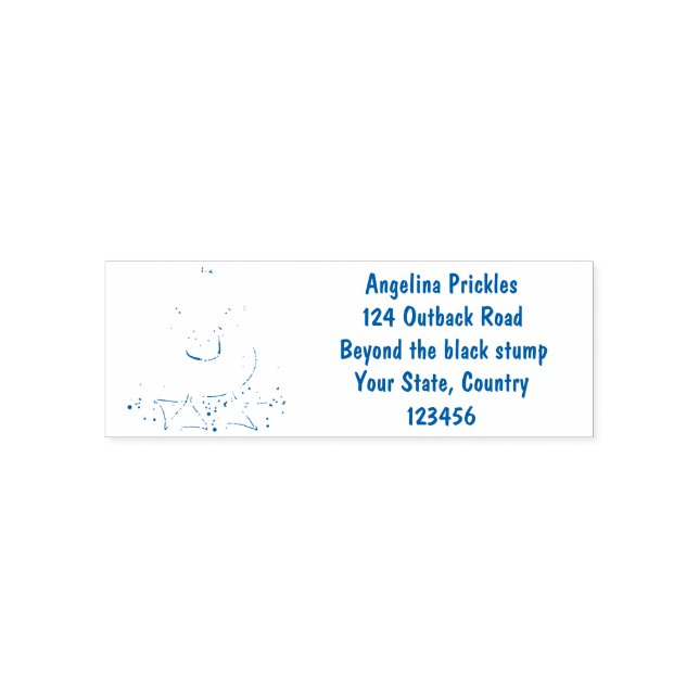 Cute yellow baby duckling cartoon illustration self-inking stamp (Design)