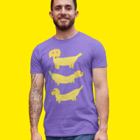 Cute Yellow Banana Dogs Graphic