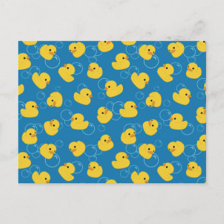 Cute Yellow Bath Duck Postcard